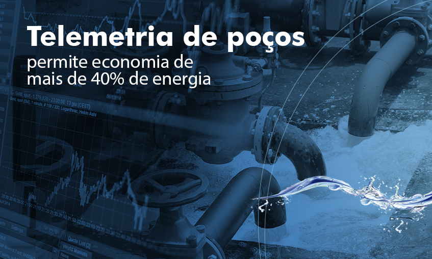 Telemetria de poços e água em geral gera economia de energia