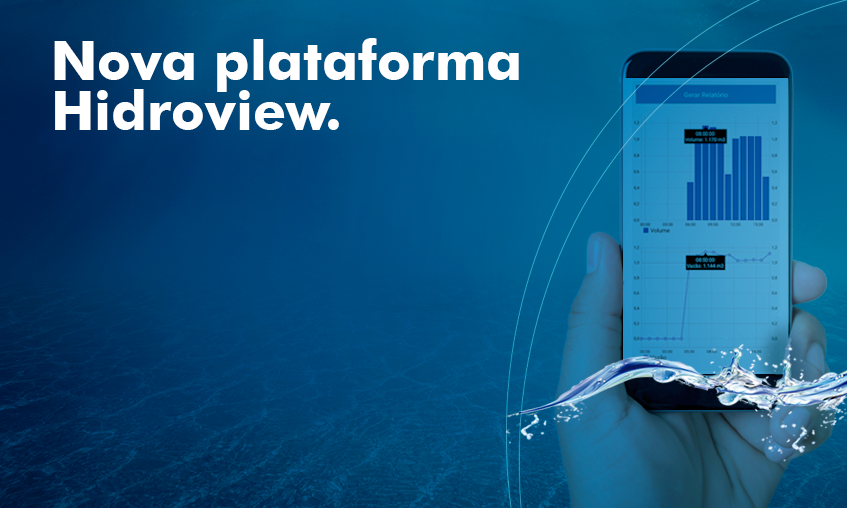 Nova plataforma de monitoramento de água e energia Hidroview