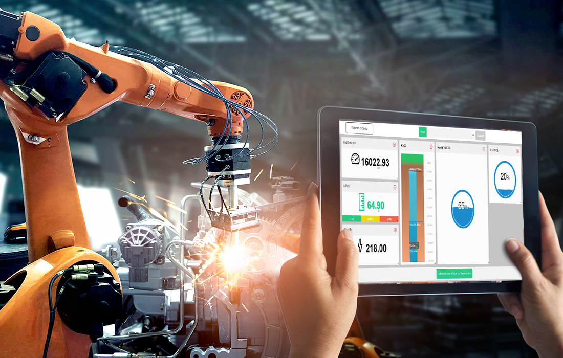 Medir consumo de energia na indústria